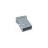 Insert modulaire Megabit, Raccordement à Sertir, femelle, 7 pin, 10A, Polycarbonate 